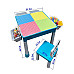 Багатофункціональний ігровий стіл з конструктором (345 деталей) від Microlab toys