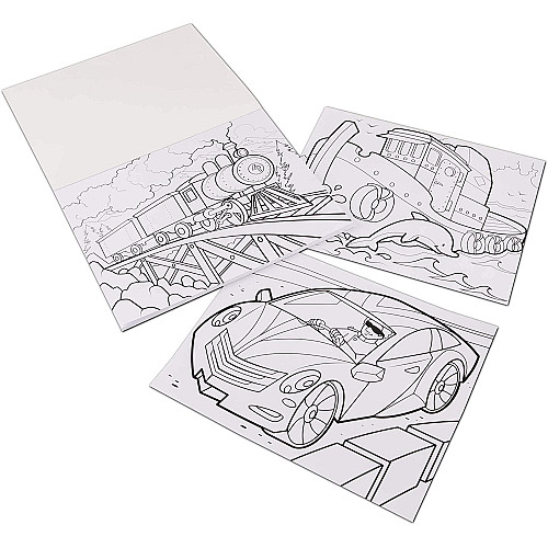 Набір для творчості Альбом розмальовка машини (50 аркушів) від Melissa & Doug