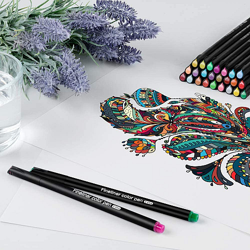 Набор для творчества Маркеры ручки с тонким наконечником (60 шт) от Mogyann