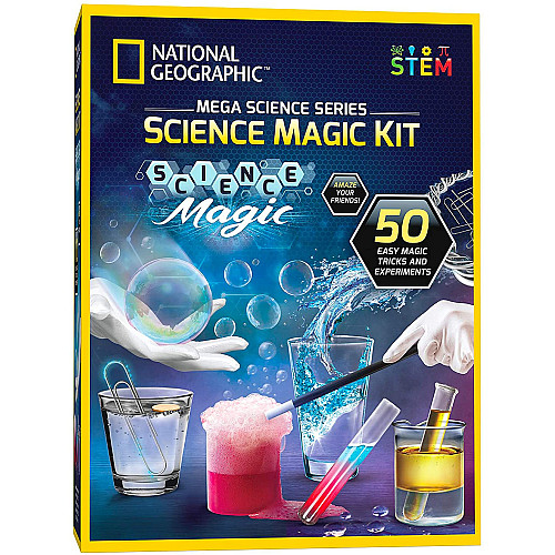 Научный STEM набор для волшебной химии (20 опытов) от NATIONAL GEOGRAPHIC