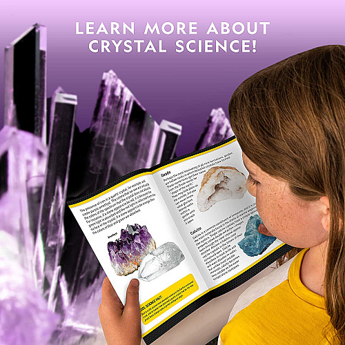Науковий STEM набір Вирощуємо кольорові кристали (6 шт) від NATIONAL GEOGRAPHIC