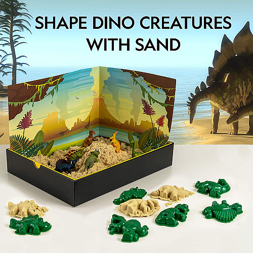 Научный STEM набор кинетический песок Динозавры от NATIONAL GEOGRAPHIC