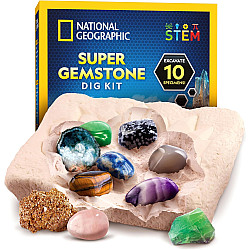 Набор для раскопок Драгоценные камни (10 камней) от NATIONAL GEOGRAPHIC
