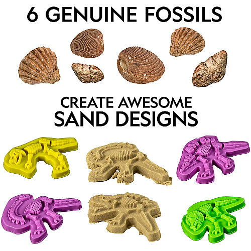 Научный STEM набор кинетический песок Ископаемые от NATIONAL GEOGRAPHIC