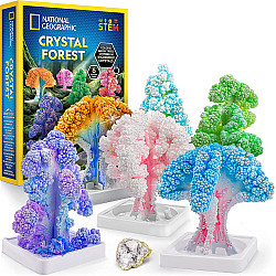 Научный STEM-набор для выращивания кристаллов Кристальный сад (6 деревьев) от NATIONAL GEOGRAPHIC