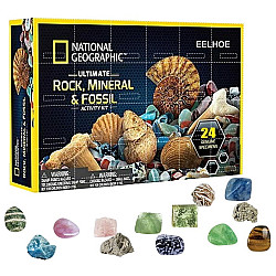 Рождественский адвент календарь Камни, минералы и окаменелости от NATIONAL GEOGRAPHIC