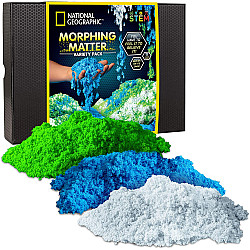 Научный STEM набор Морфирующий песок 3 цвета (800 грамм) от NATIONAL GEOGRAPHIC