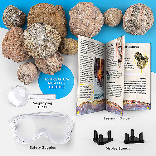 Науковий STEM-набір Жеоди (10 каменів) від NATIONAL GEOGRAPHIC