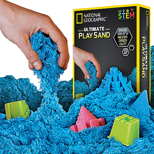 Научный STEM набор Цветной кинетический песок от NATIONAL GEOGRAPHIC