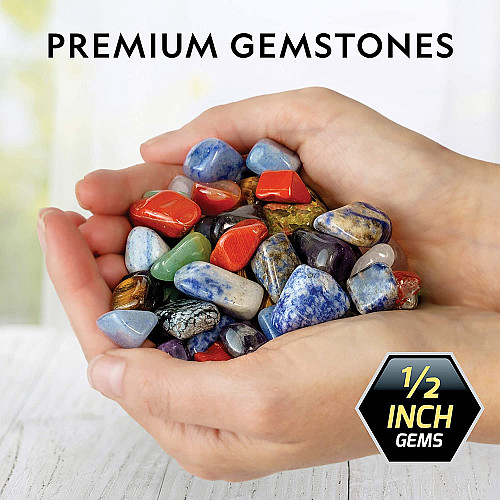Научный STEM набор Полированные Камни и минералы (около 907 грамм) от NATIONAL GEOGRAPHIC