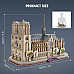 Розвиваючий 3D пазл Нотр-Дам-де-Парі Франція (128 деталей) від NATIONAL GEOGRAPHIC