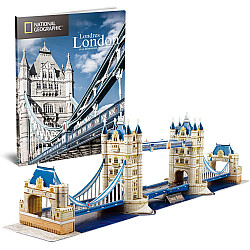 Развивающий 3D пазл Тауэрский мост Лондон Англия (120 деталей) от NATIONAL GEOGRAPHIC