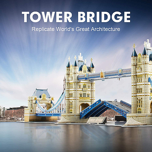 Розвиваючий 3D пазл Тауерський міст Лондон Англія (120 деталей) від NATIONAL GEOGRAPHIC