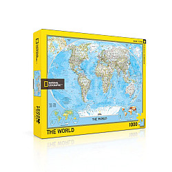 Настольная игра пазл Карта мира от NATIONAL GEOGRAPHIC