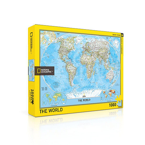 Настольная игра пазл Карта мира от NATIONAL GEOGRAPHIC