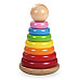 Розвиваюча дерев'яна іграшка Пірамідка 20 см від Obetty