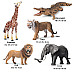 Развивающий набор фигурок Дикие животные (5 шт) от Obetty