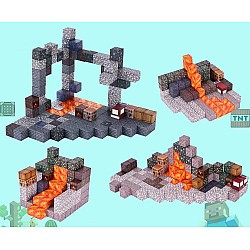 Магнітний конструктор Minecraft Розвідка (128 деталей) від Obetty