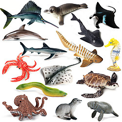 Великий розвиваючий набір фігурок Морські тварини (15 шт) від Obetty