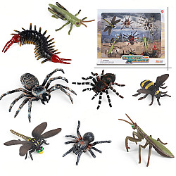 Розвиваючий набір фігурок тварин та комах (8 шт) від Obetty
