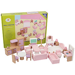 Развивающий набор игрушечной мебели (22 предмета) от Obetty