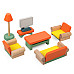 Розвиваючий набір іграшкових меблів (24 предмети) від Obetty