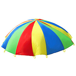 Развивающая игра парашют Радужный зонтик (диаметр 3 м) от Obetty