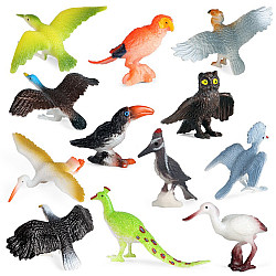 Развивающий набор фигурок Птицы (12 шт) от Obetty