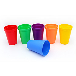 Набор для сортировки и счета Разноцветные чашки (6 шт) от Obetty