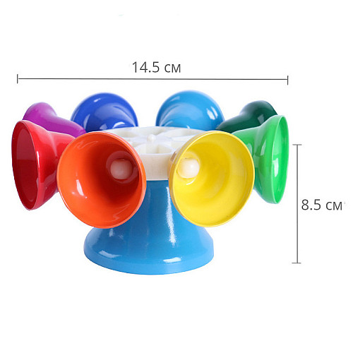 Музыкальная игрушка Разноцветные колокольчики (8 шт) от Obetty