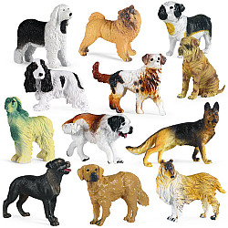 Развивающий набор фигурки Собаки (12 шт) от Obetty