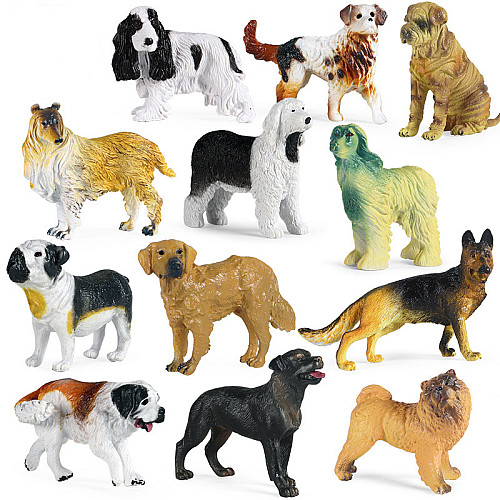 Розвиваючий набір фігурки Собаки (12 шт) від Obetty