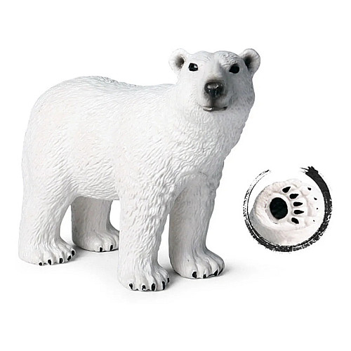 Развивающий набор фигурок Семья белых медведей (3 шт) от Obetty