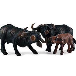 Розвиваючий набір фігурок Сім'я буйволів (3 шт) від Obetty