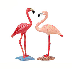 Развивающий набор фигурок Семья фламинго (2 шт) от Obetty