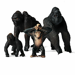 Развивающий набор фигурок Семья горилл (4 шт) от Obetty