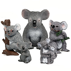 Развивающий набор фигурок Семья коал (5 шт) от Obetty