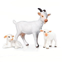 Развивающий набор фигурок Семья коз (3 шт) от Obetty