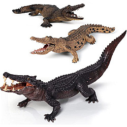 Розвиваючий набір фігурок Сім'я крокодилів (3 шт) від Obetty