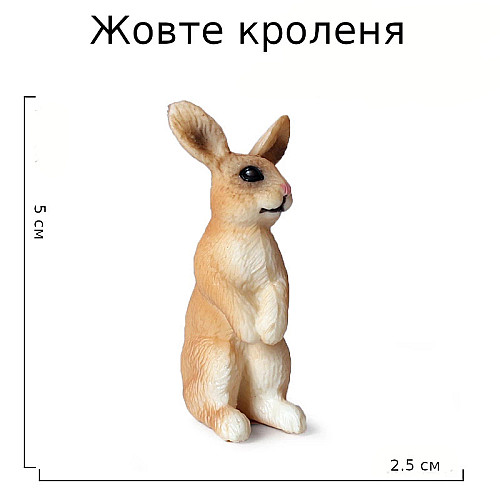 Развивающий набор фигурок Семья кроликов (5 шт) от Obetty