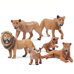 Розвиваючий набір фігурок Сім'я левів (6 шт) від Obetty