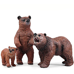 Розвиваючий набір фігурок Сім'я ведмедів (3 шт) від Obetty
