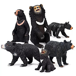 Развивающий набор фигурок Семья медведей (6 шт) от Obetty