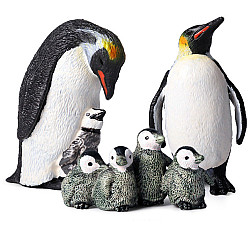 Розвиваючий набір фігурок Сім'я пінгвінів (3 шт) від Obetty