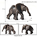 Розвиваючий набір фігурок Сім'я слонів (4 шт) від Obetty