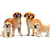 Розвиваючий набір фігурок Сім'я собак (4 шт) від Obetty