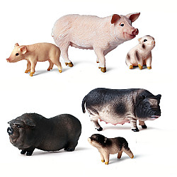 Развивающий набор фигурок Семья свиней (6 шт) от Obetty