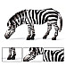 Развивающий набор фигурок Семья зебр (4 шт) от Obetty