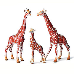 Розвиваючий набір фігурок Сім'я жирафів (3 шт) від Obetty