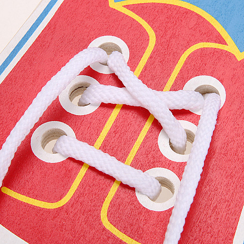 Развивающая игрушка шнуровка Кед (1 шт) от Obetty